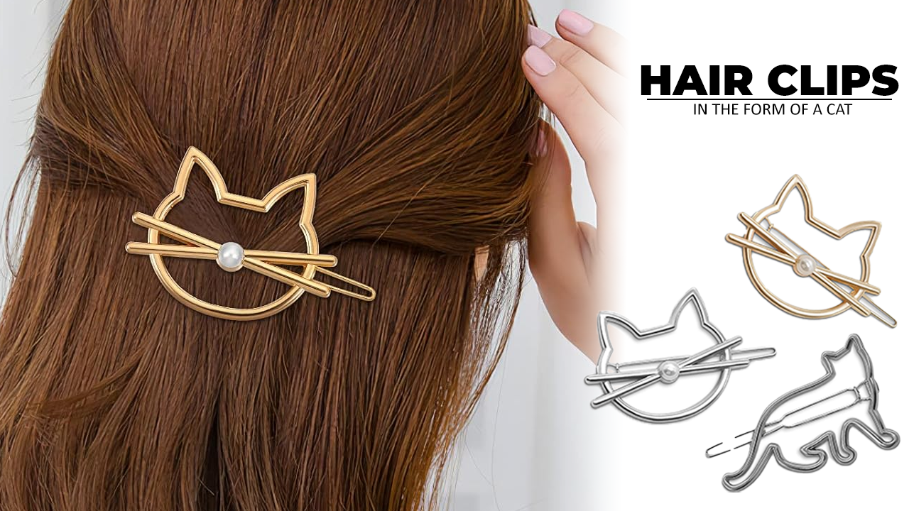 Amazon.com : 3Pcs Cat Hair Accessories for Women - Kitty Hair